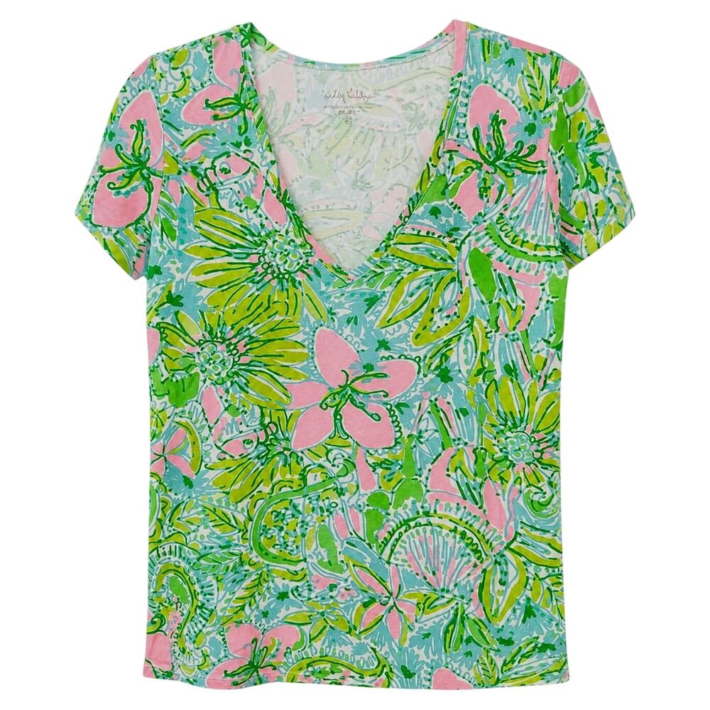 Lilly Pulitzer V-Neck Tee